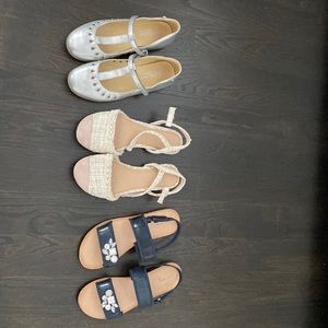 Three pairs of beautiful shoes. Size 35